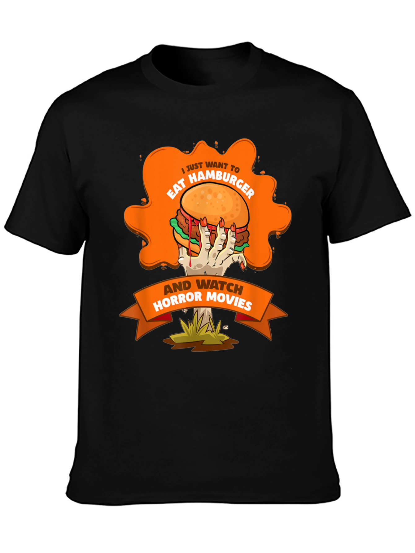 Hamburger Horror Movie T-Shirt