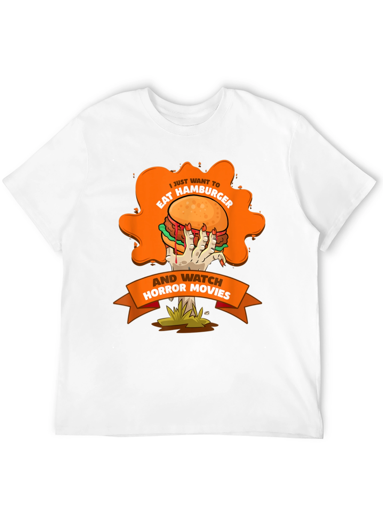 Hamburger Horror Movie T-Shirt