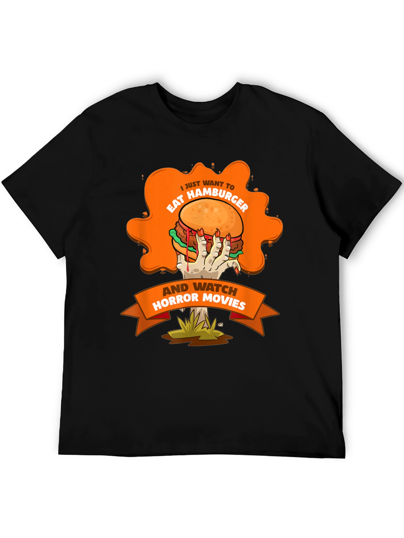Hamburger Horror Movie T-Shirt