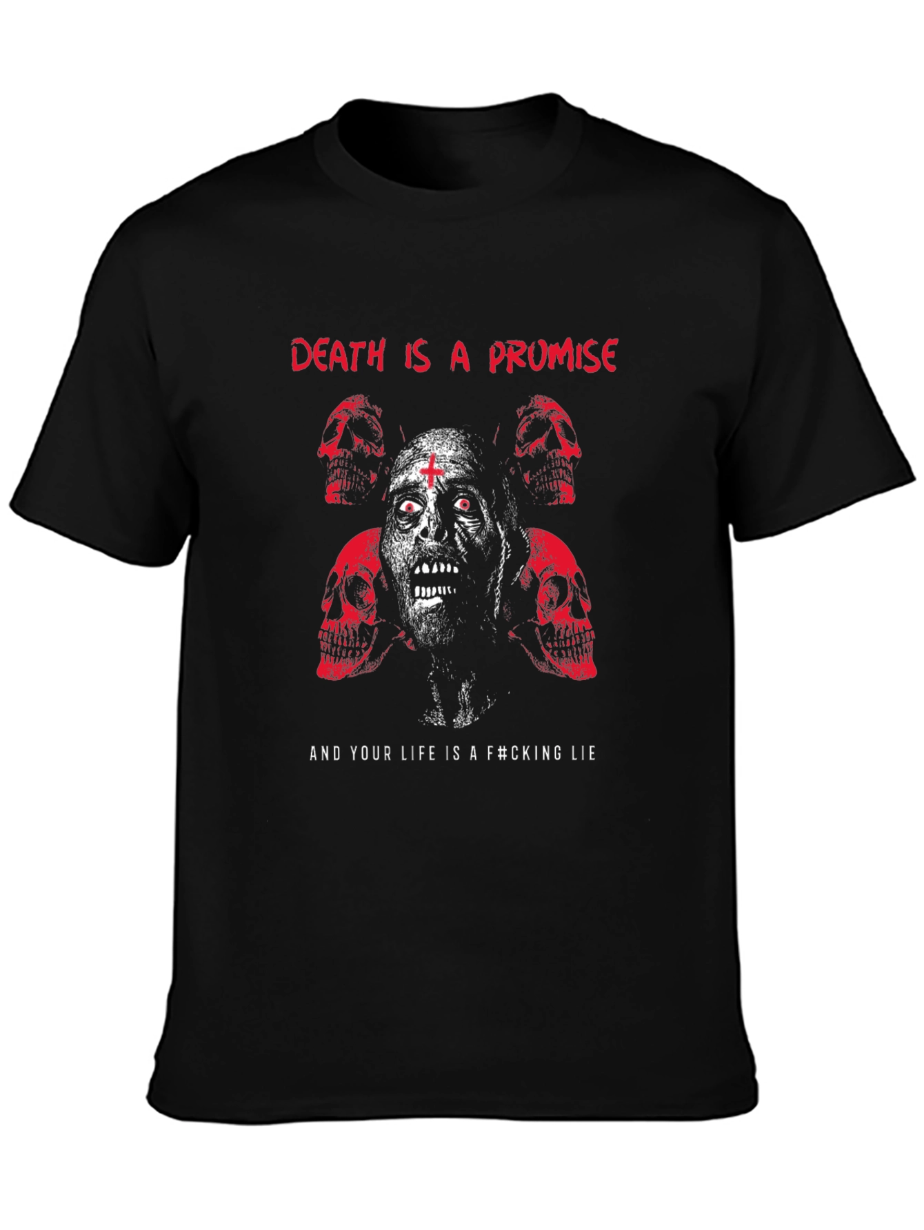 Edgy Death is a Promise Graphic Tee