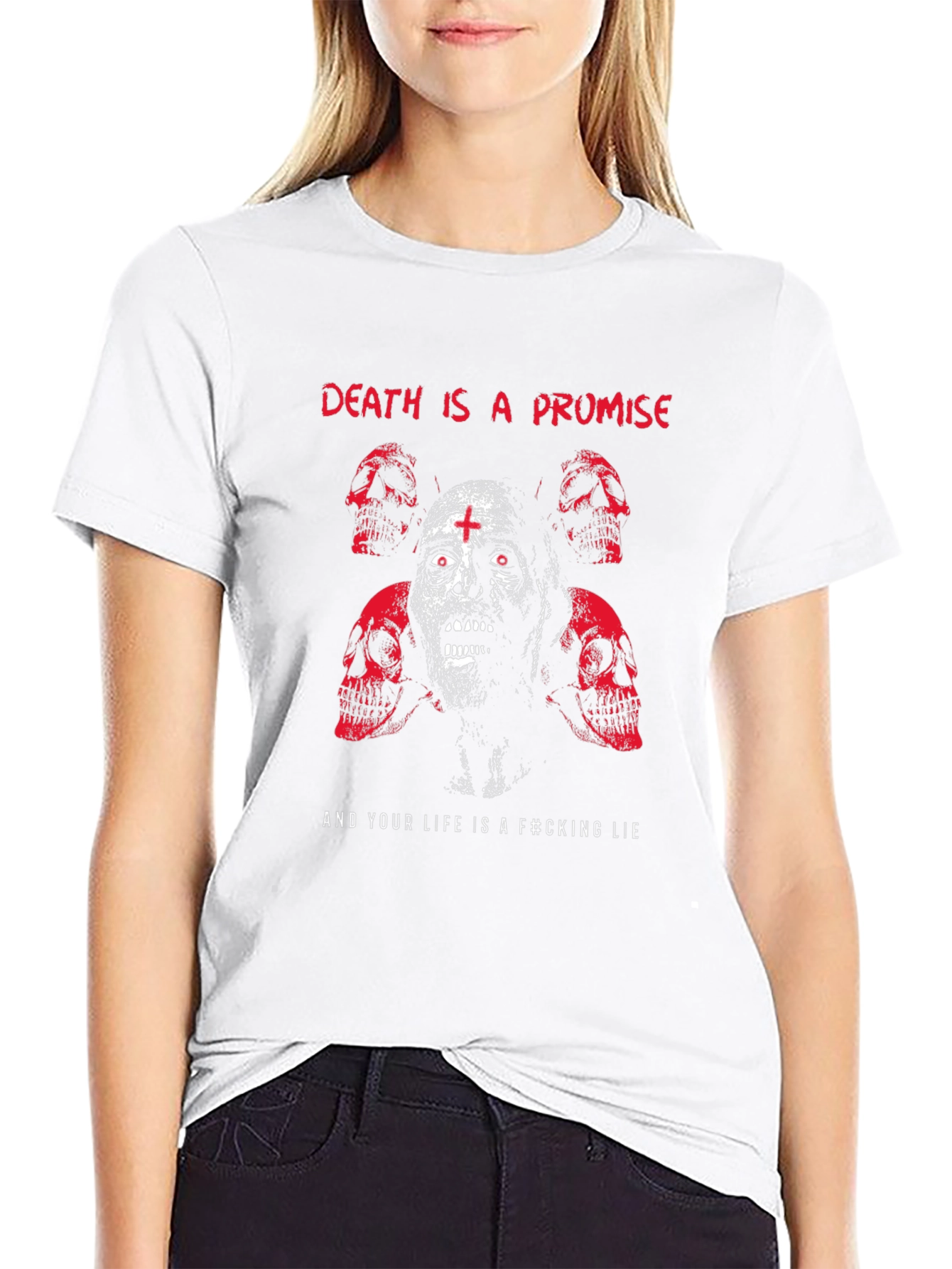 Edgy Death is a Promise Graphic Tee