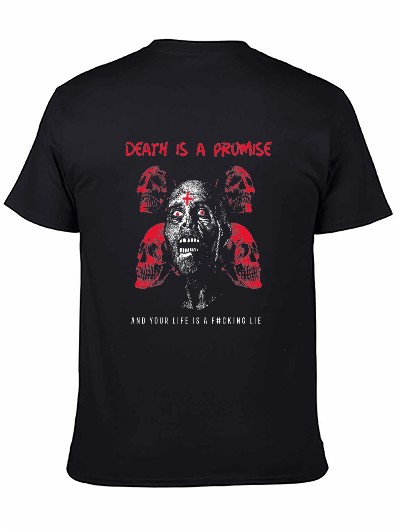 Edgy Death is a Promise Graphic Tee
