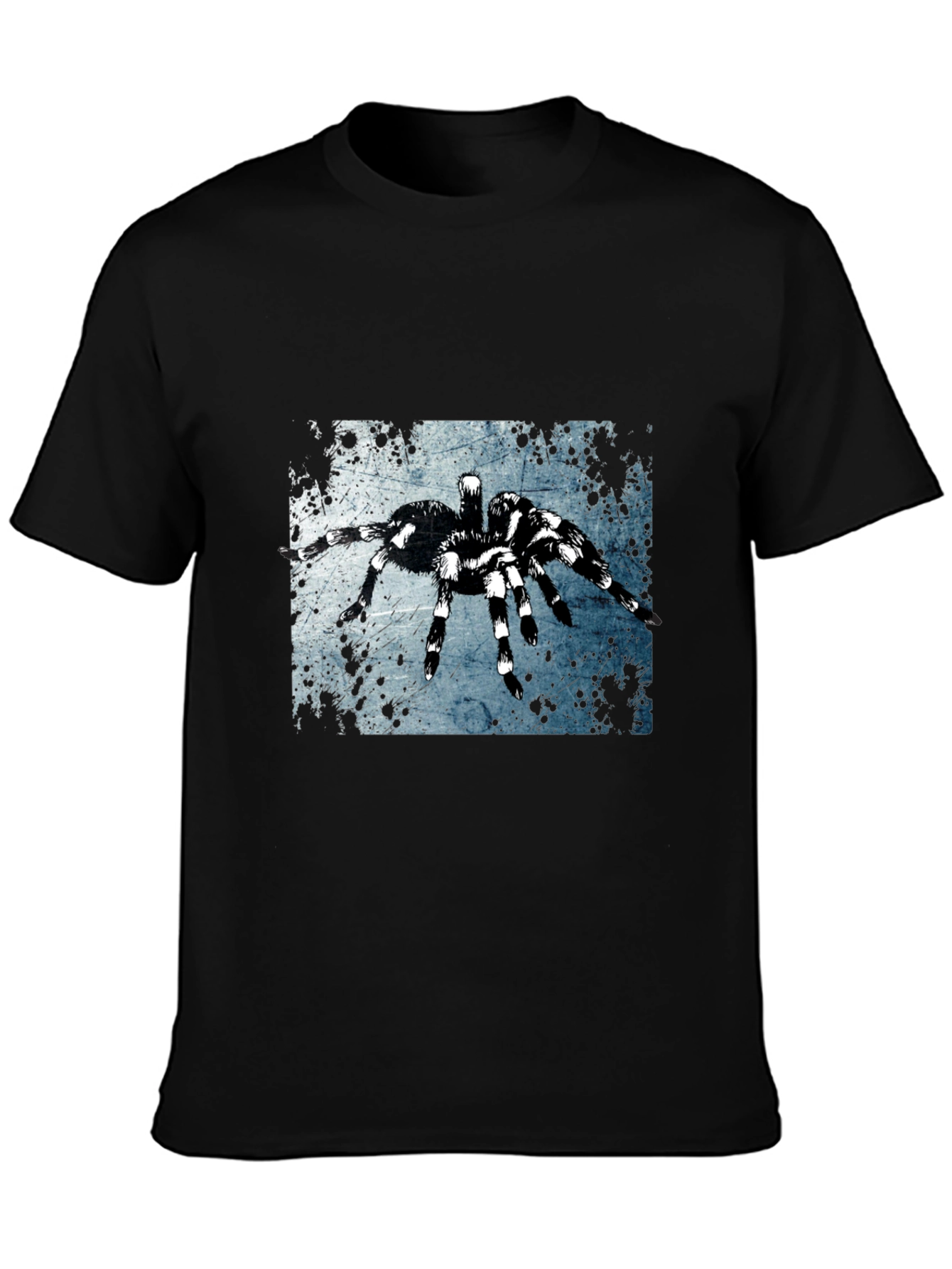 Spider Graphic Tee - Black Short Sleeve
