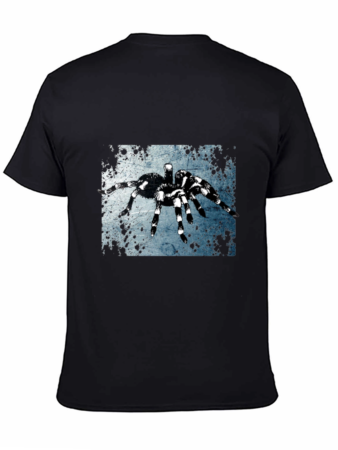 Spider Graphic Tee - Black Short Sleeve