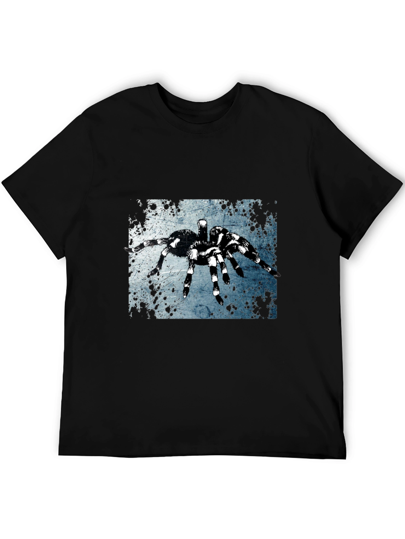 Spider Graphic Tee - Black Short Sleeve