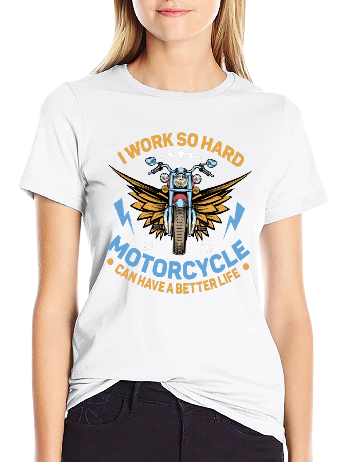 I Work So Hard Motorcycle T-Shirt