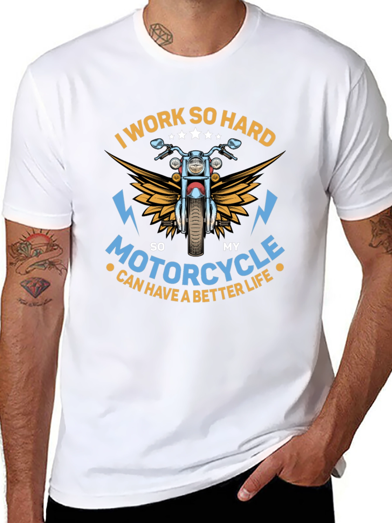 I Work So Hard Motorcycle T-Shirt