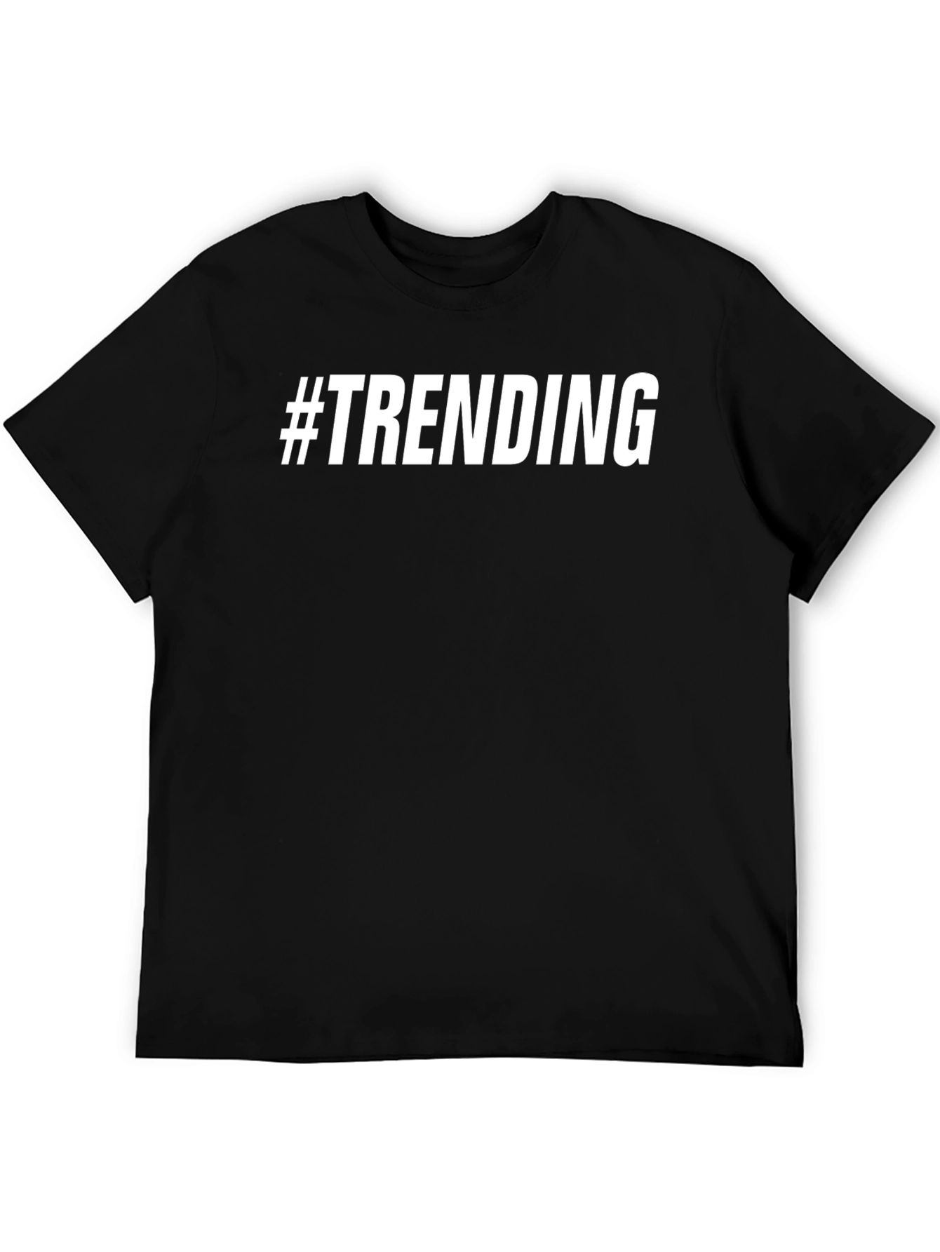 #Trending Black Graphic Tee Shirt