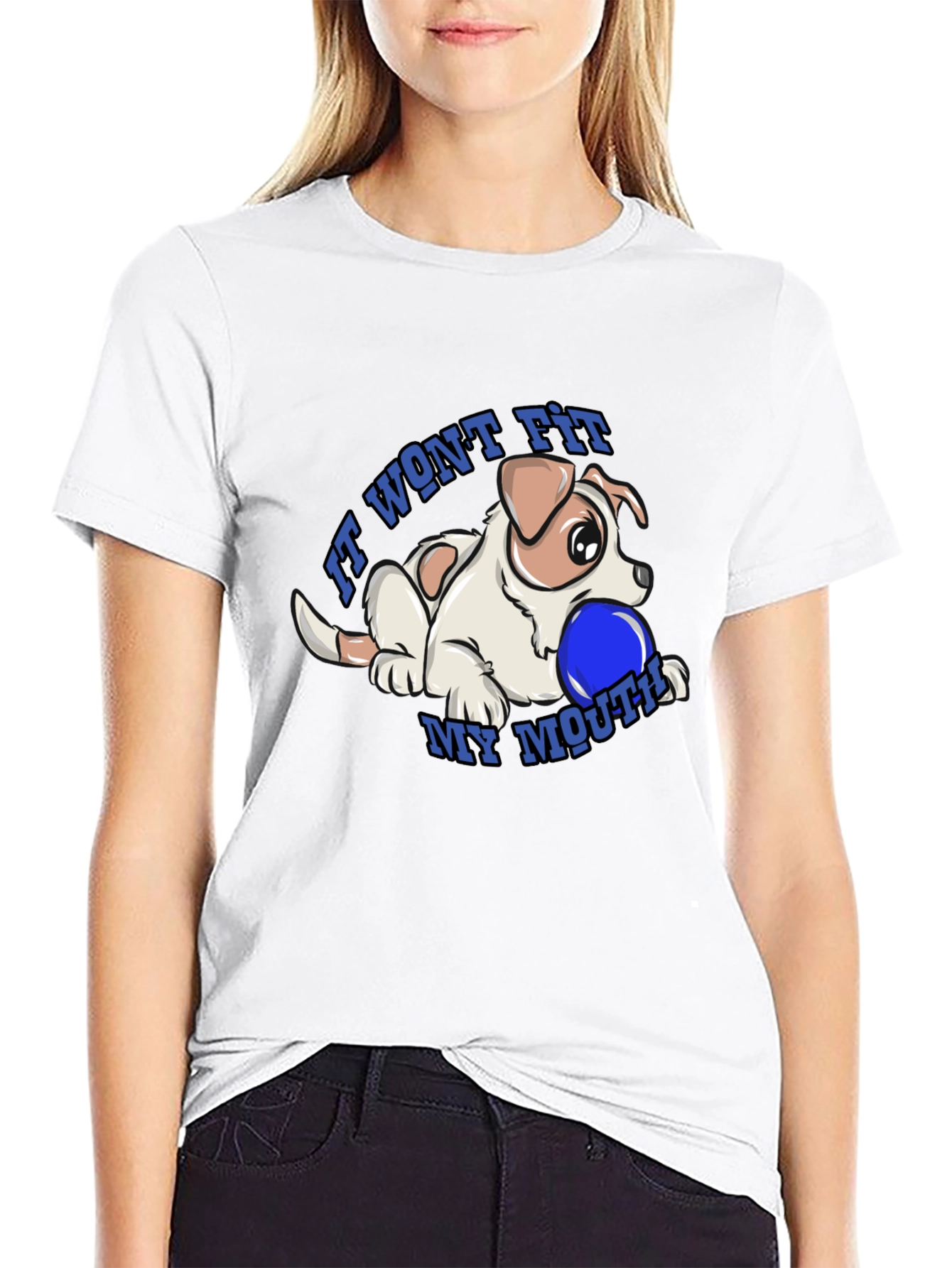 Dog & Ball Graphic T-Shirt - It Wont Fit