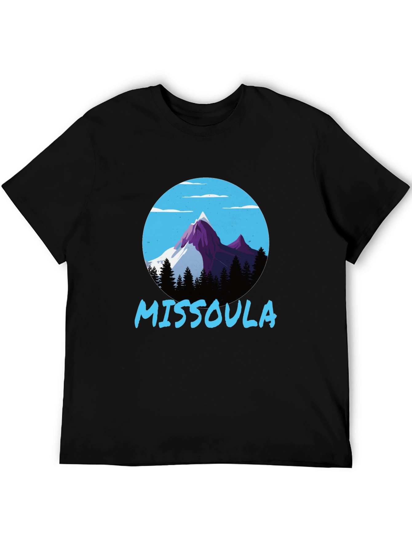 Missoula Mountain Graphic Tee - Black