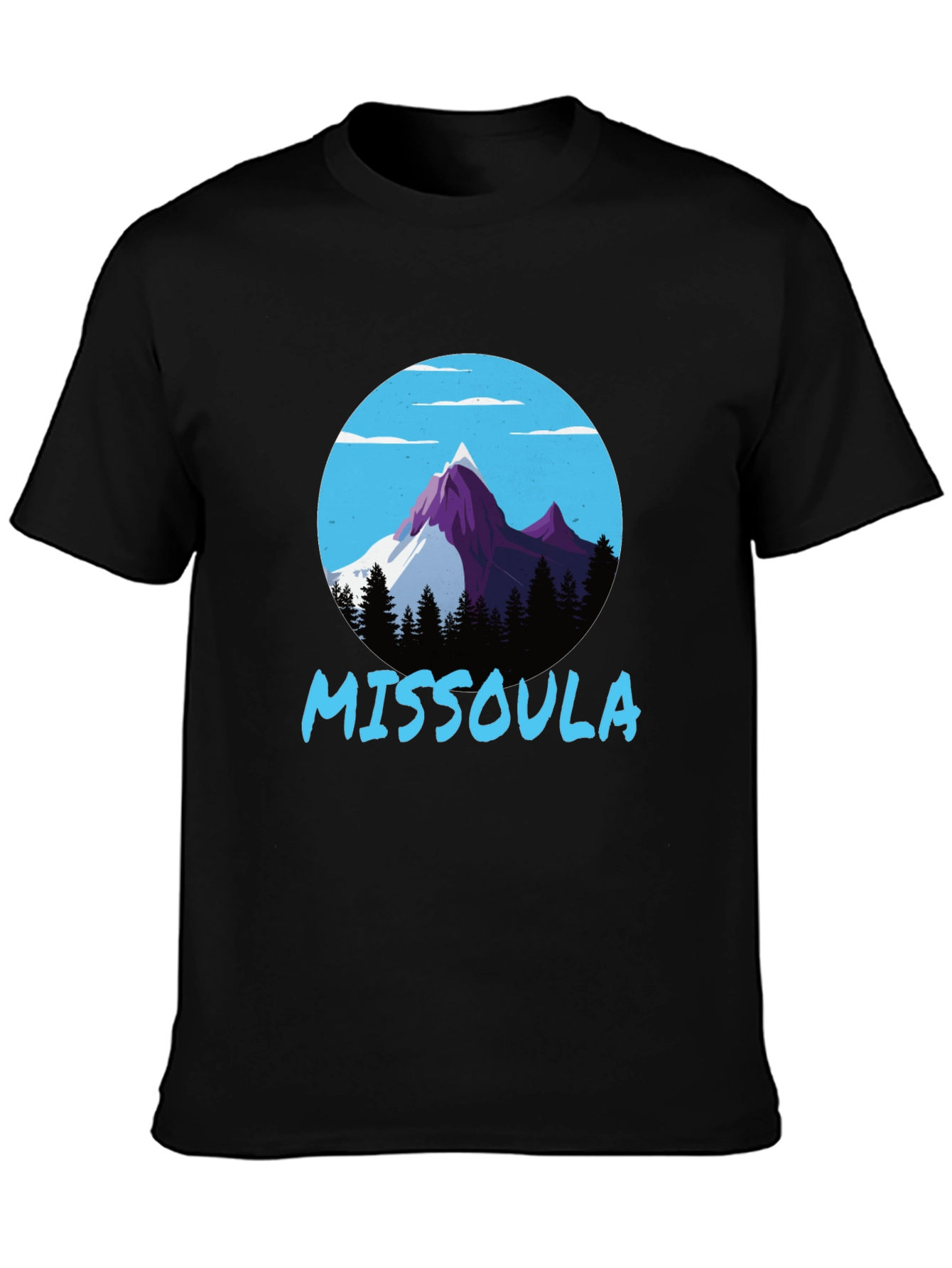 Missoula Mountain Graphic Tee - Black
