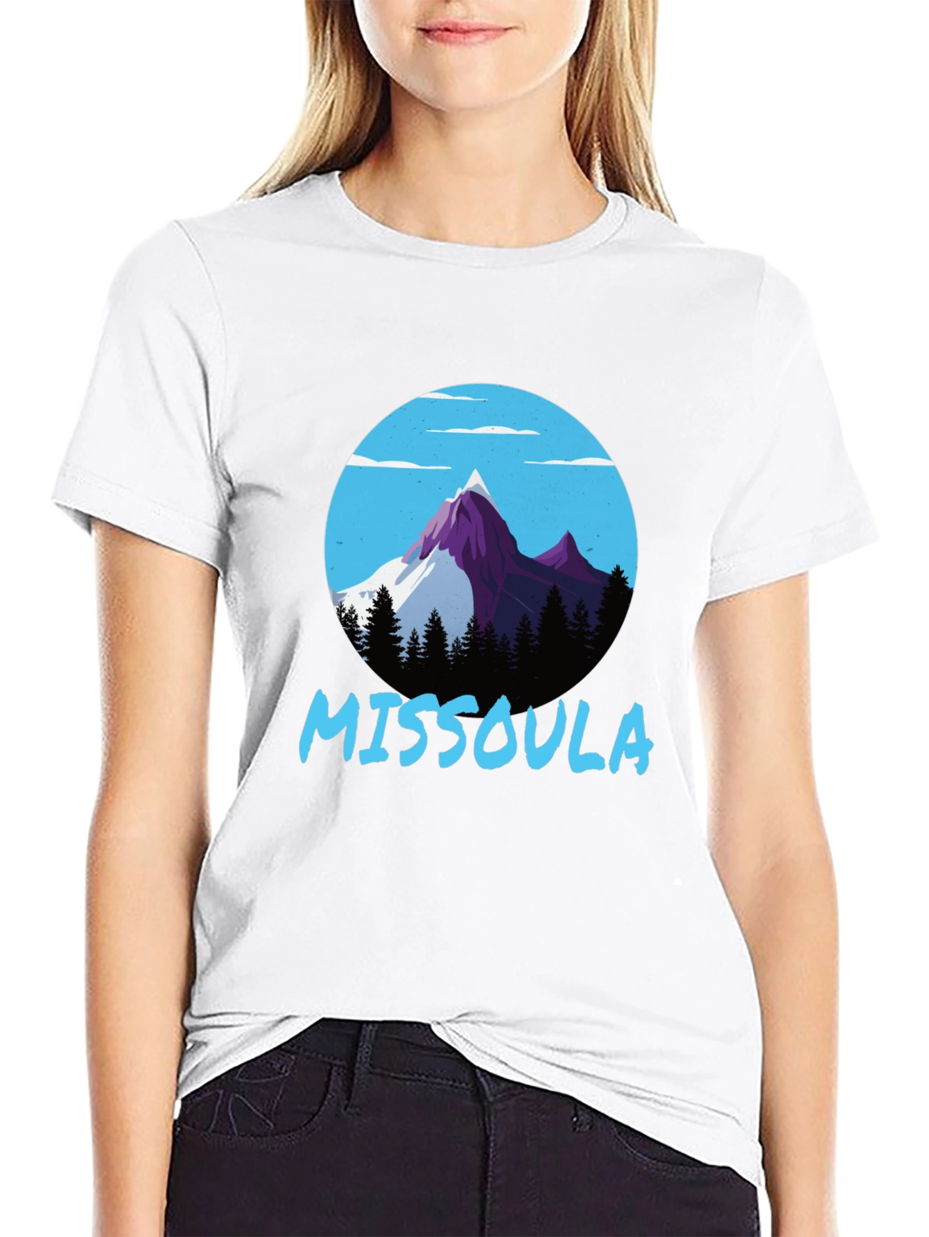 Missoula Mountain Graphic Tee - Black
