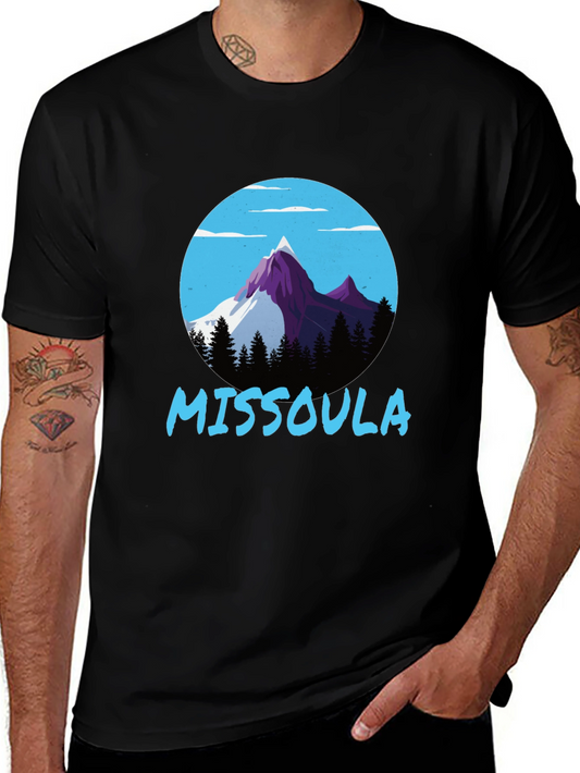 Missoula Mountain Graphic Tee - Black