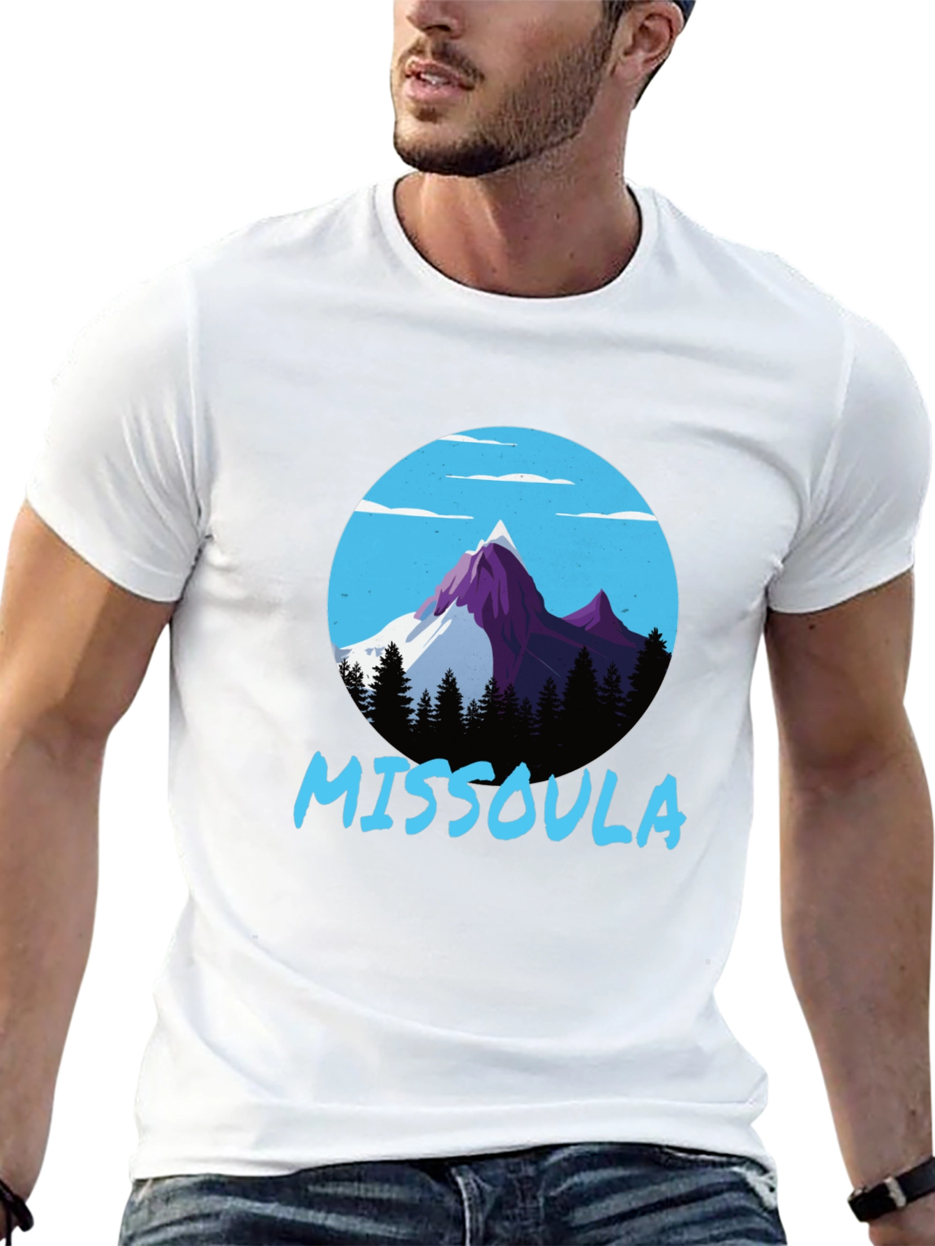 Missoula Mountain Graphic Tee - Black