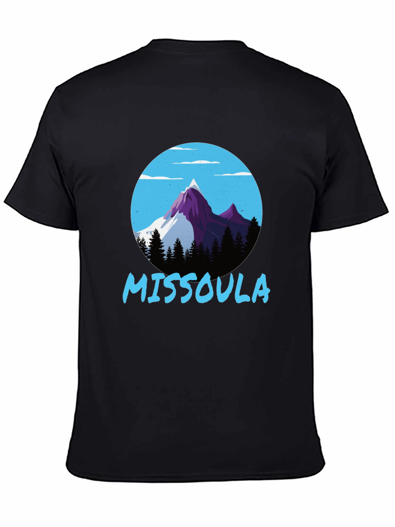 Missoula Mountain Graphic Tee - Black