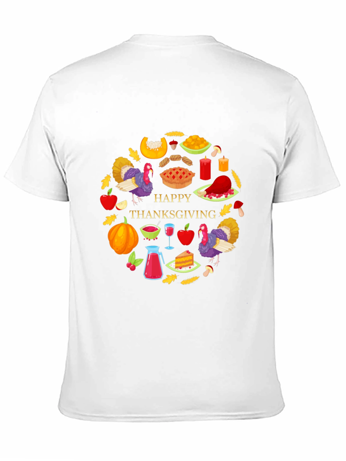 Thanksgiving Graphic Tee - Festive Holiday Shirt