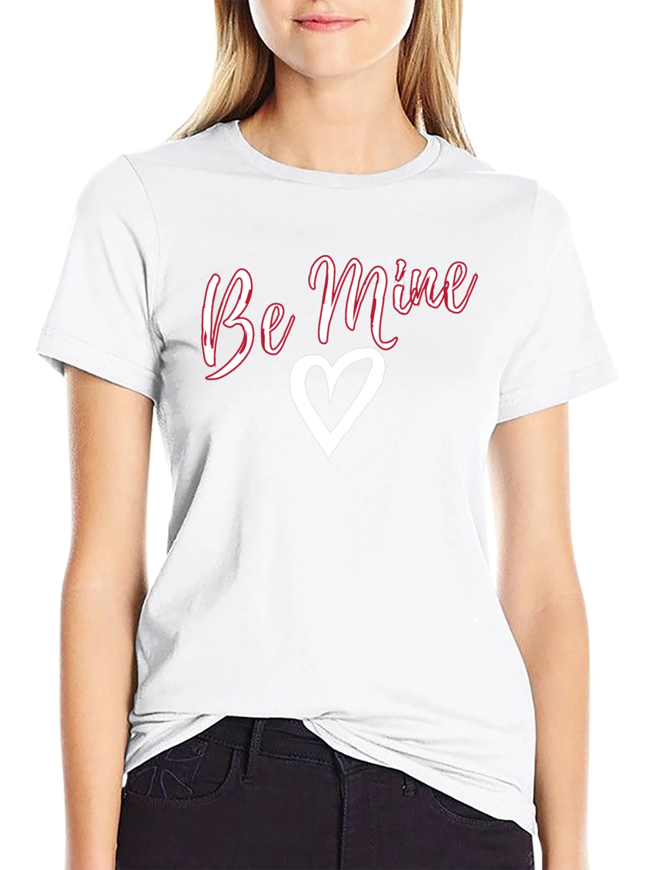 Be Mine Valentines Day Graphic T-Shirt