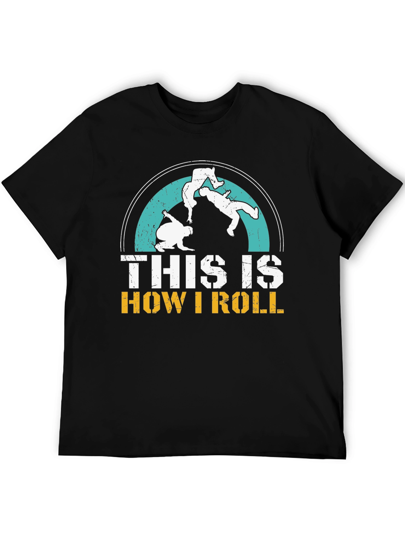 This is How I Roll Jiu Jitsu Black T-Shirt