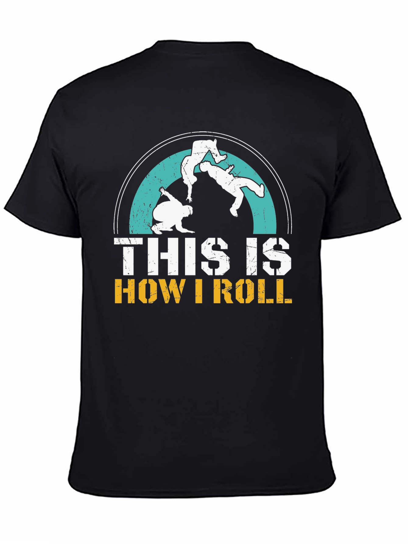 This is How I Roll Jiu Jitsu Black T-Shirt