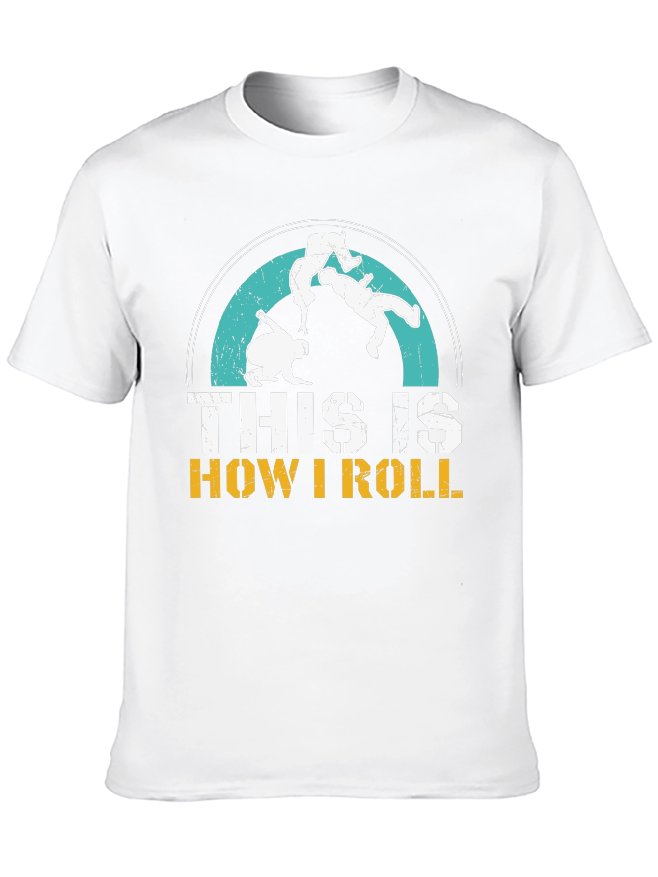 This is How I Roll Jiu Jitsu Black T-Shirt