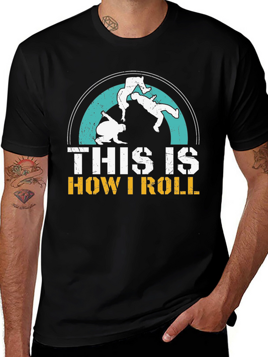 This is How I Roll Jiu Jitsu Black T-Shirt