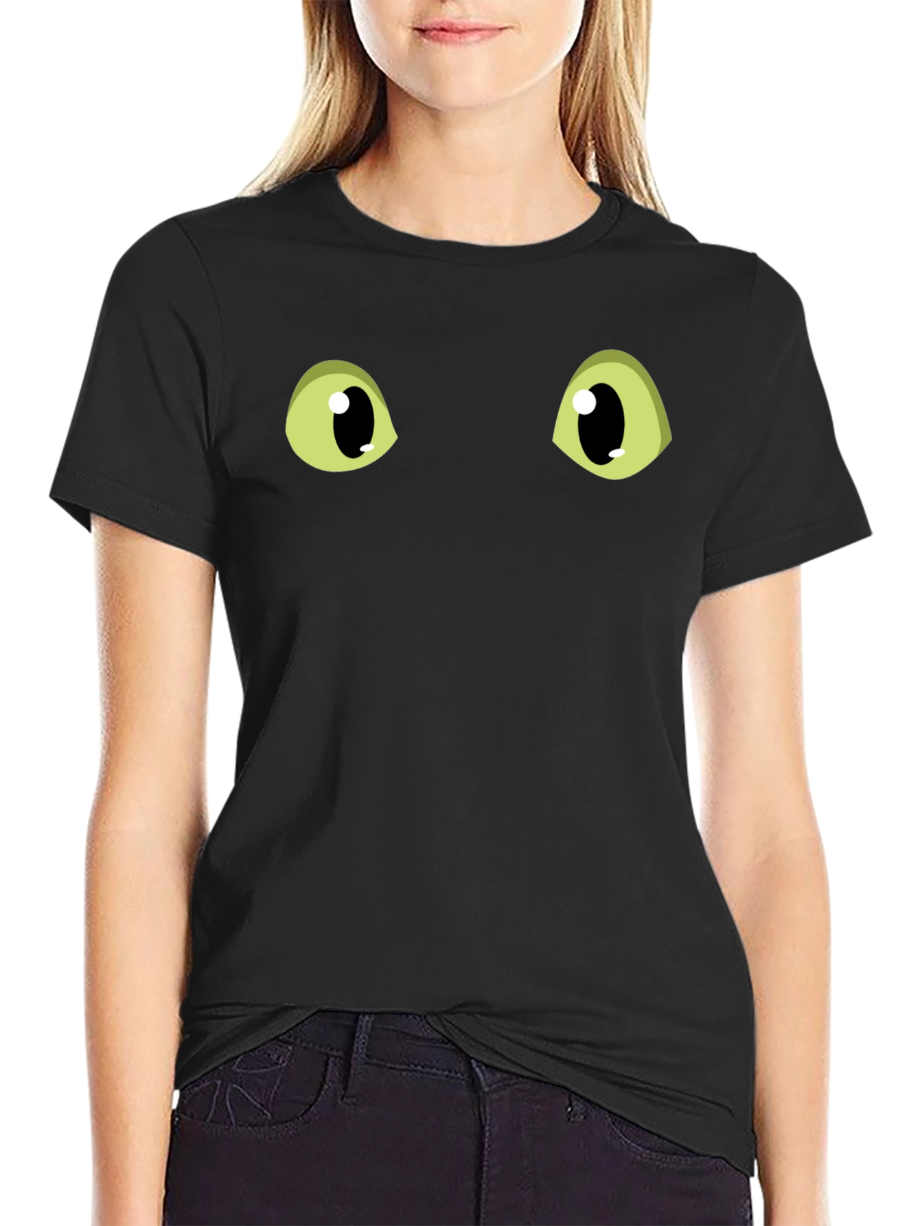 Toothless Eyes Black T-Shirt