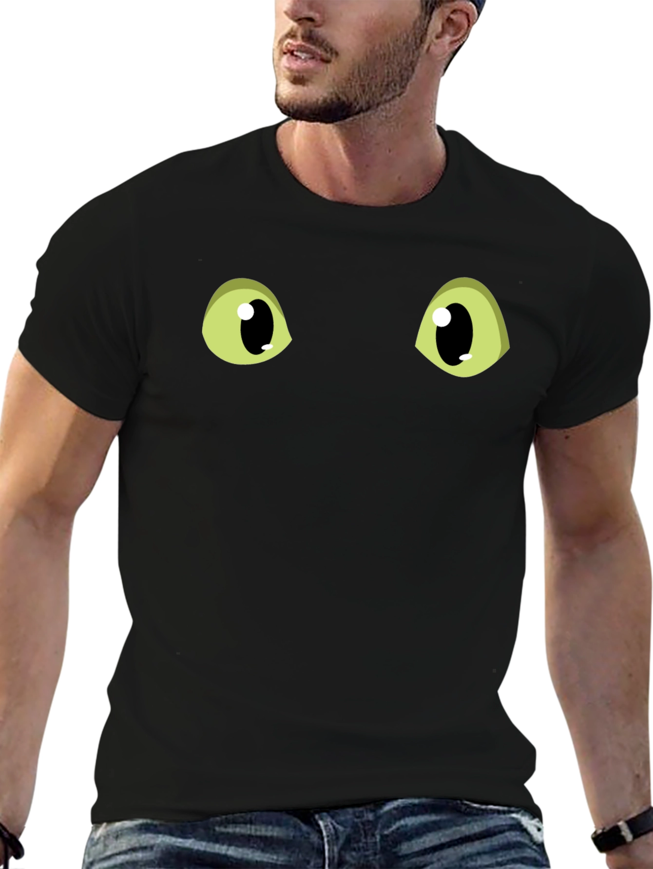 Toothless Eyes Black T-Shirt