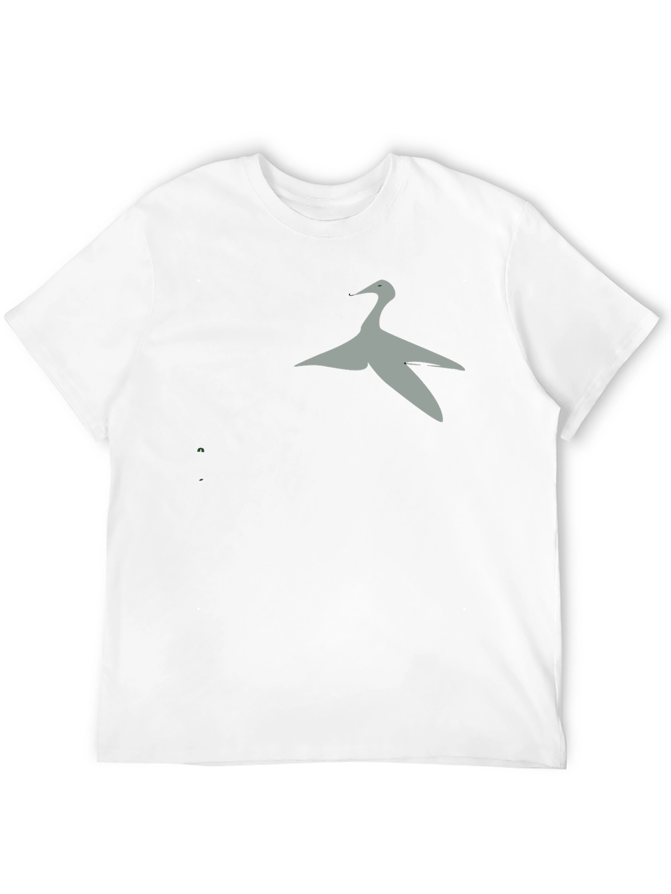 Stylish Bird Graphic Black T-Shirt