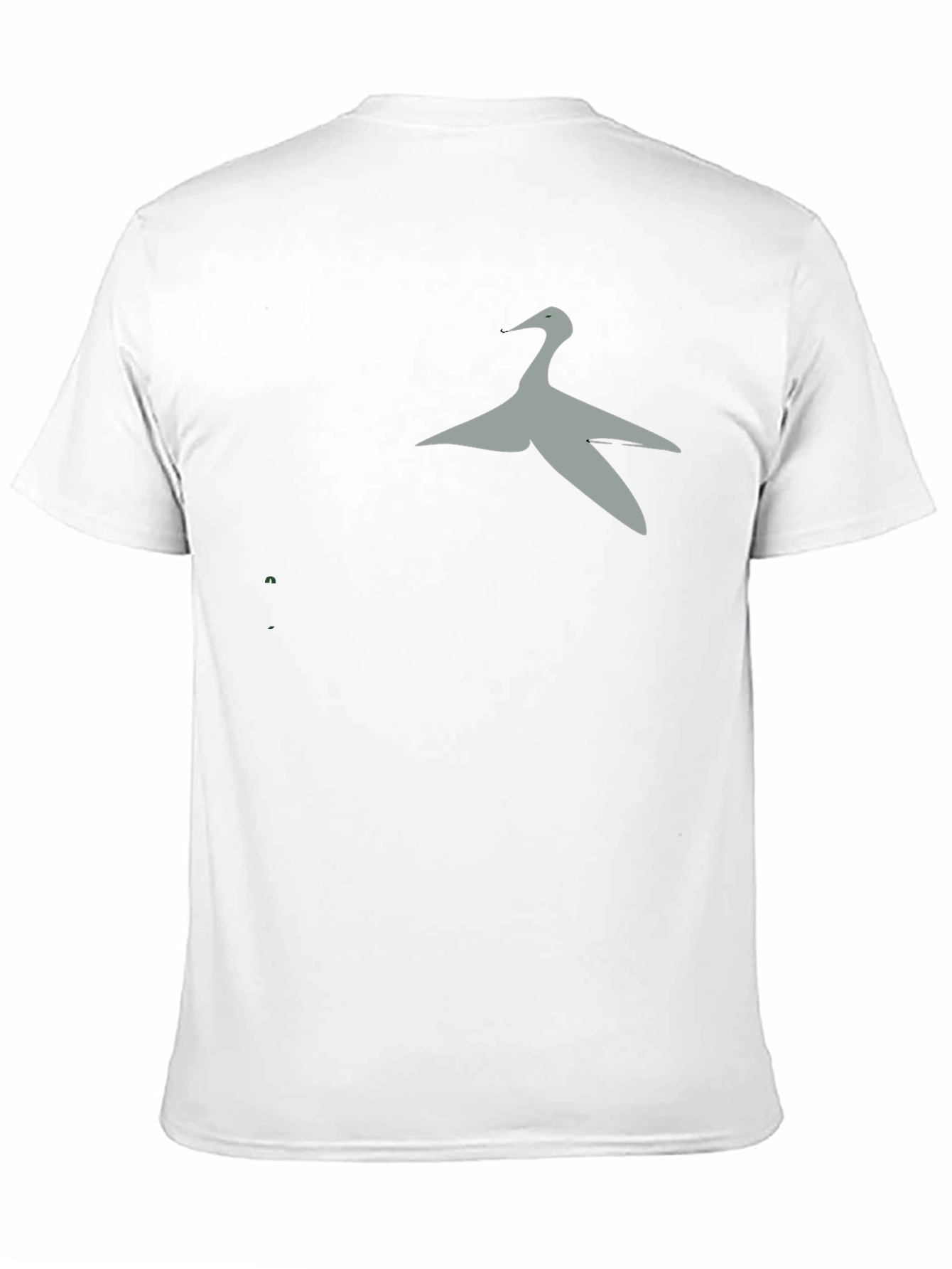 Stylish Bird Graphic Black T-Shirt
