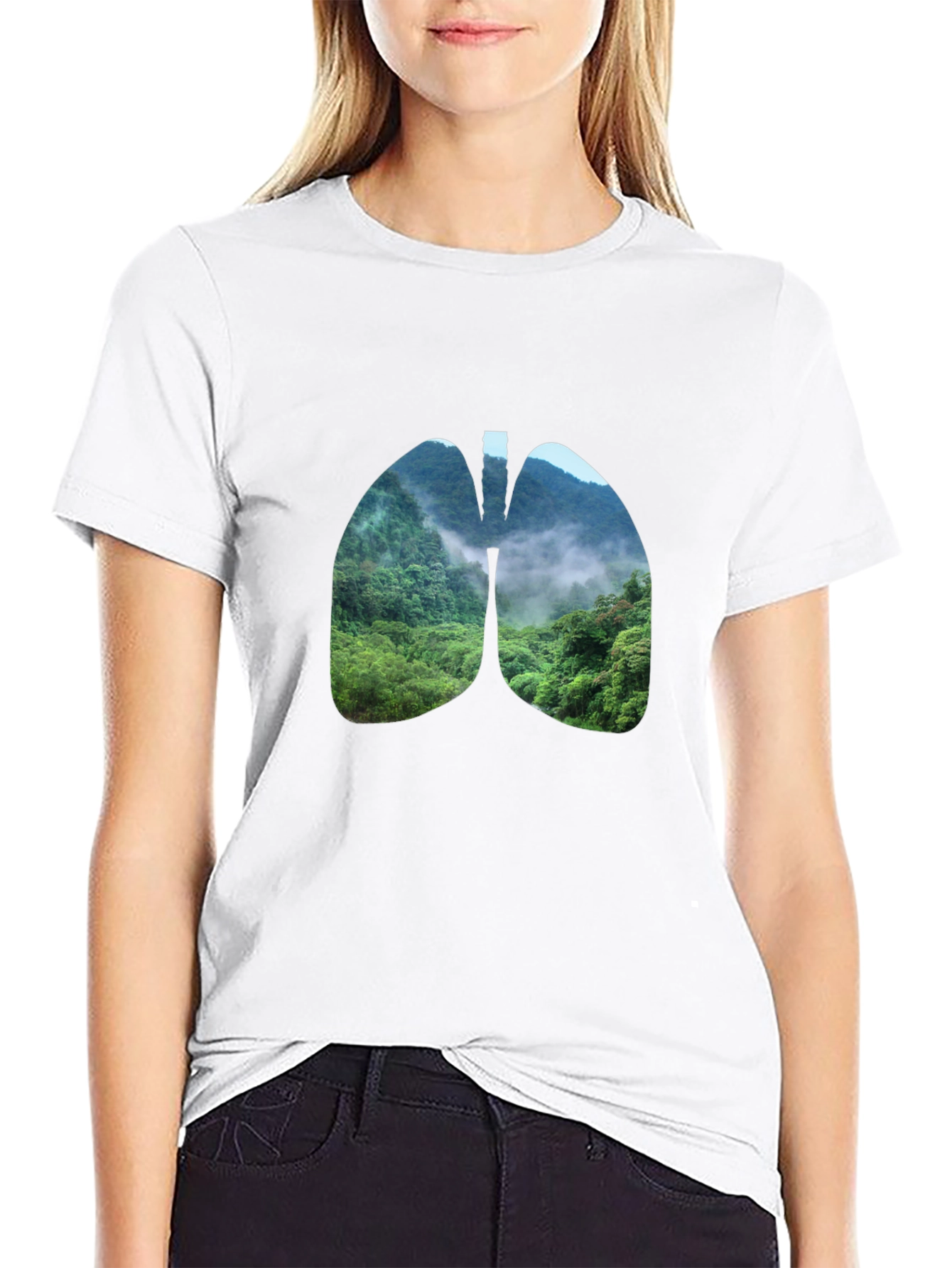 Nature Lungs Graphic Tee - Breathe Easy