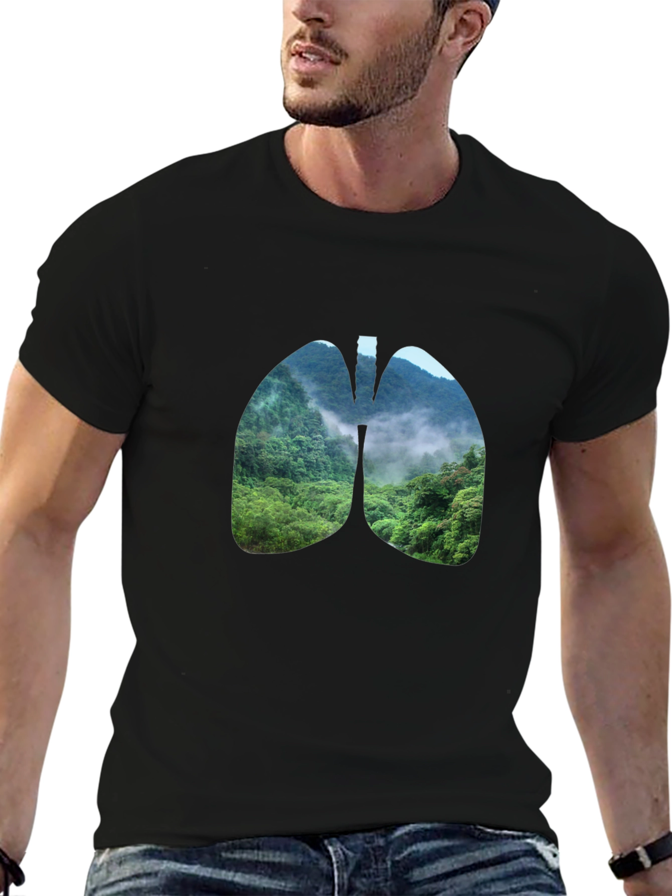 Nature Lungs Graphic Tee - Breathe Easy