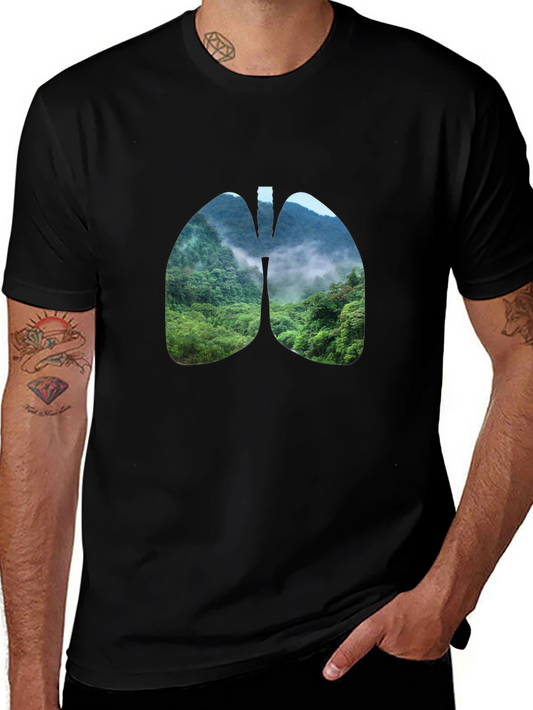 Nature Lungs Graphic Tee - Breathe Easy