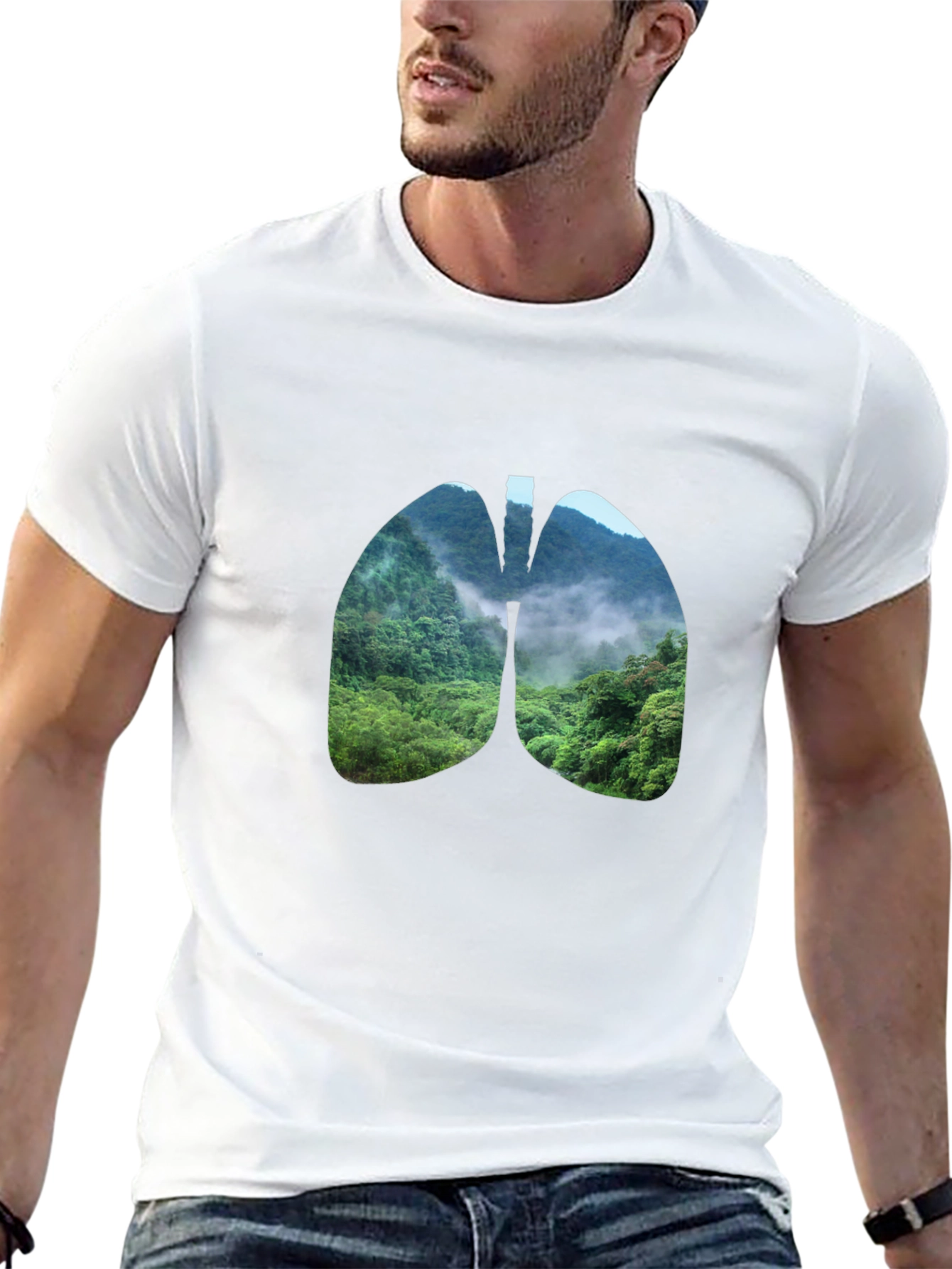 Nature Lungs Graphic Tee - Breathe Easy