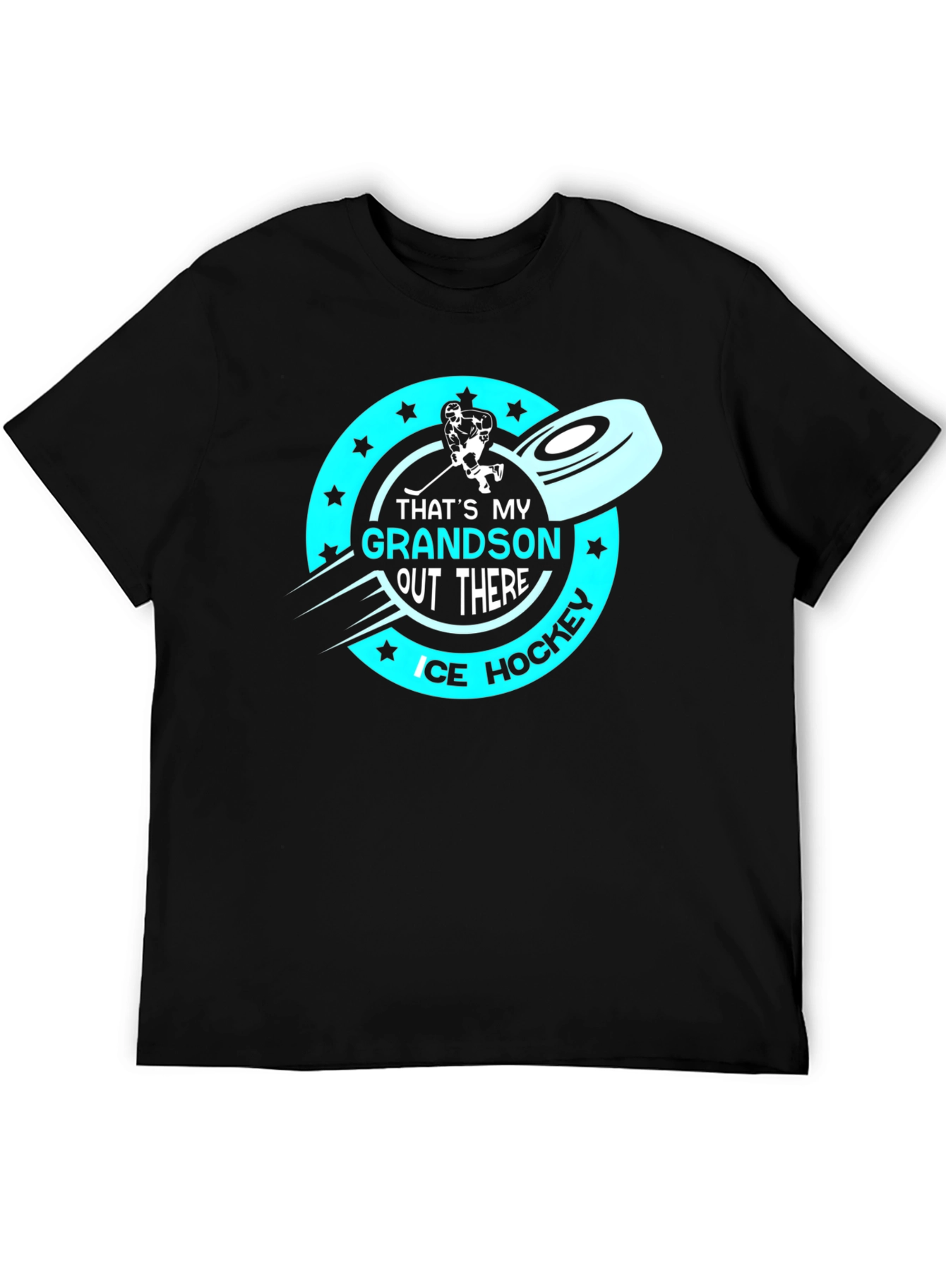 Thats My Grandson Out There Ice Hockey T-Shirt
