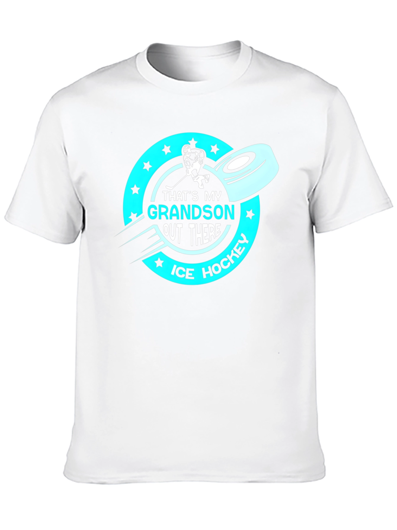 Thats My Grandson Out There Ice Hockey T-Shirt