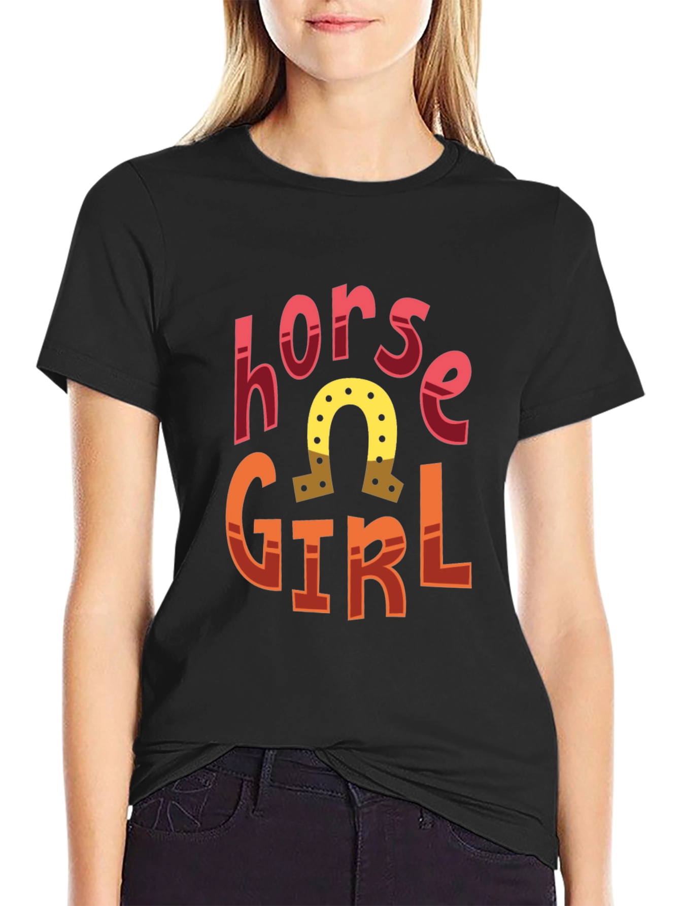 Horse Girl Graphic Tee - Western Style