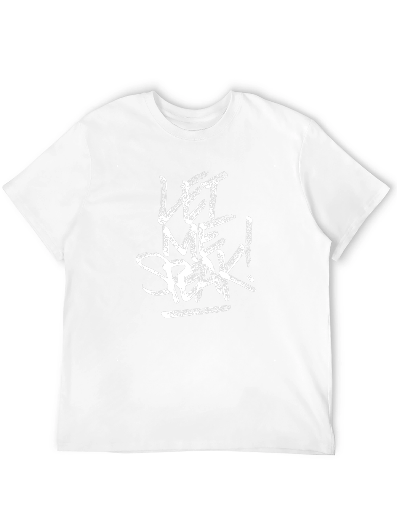 Let Me Speak! Black Graphic Tee