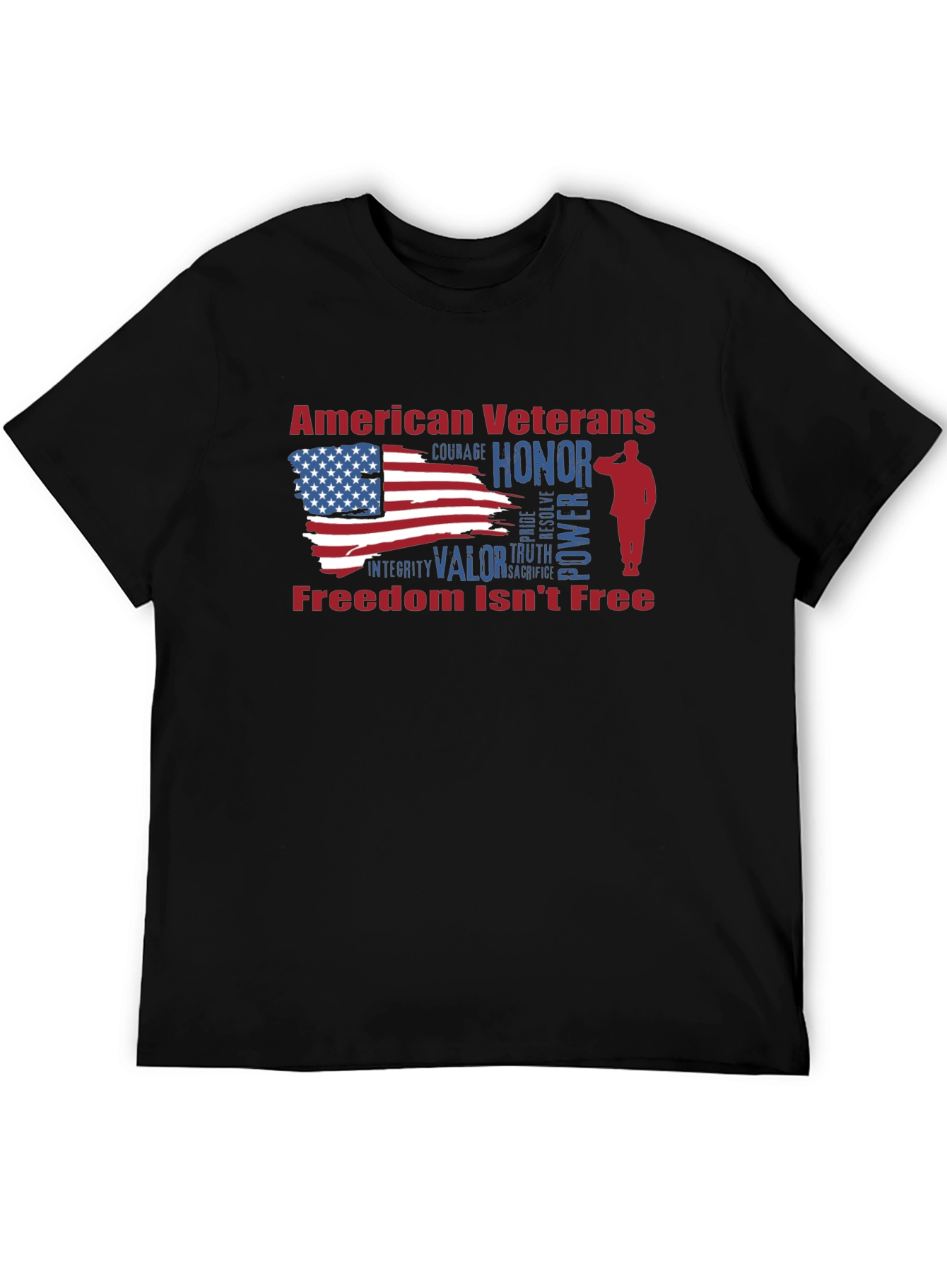 American Veterans Honor Graphic T-Shirt