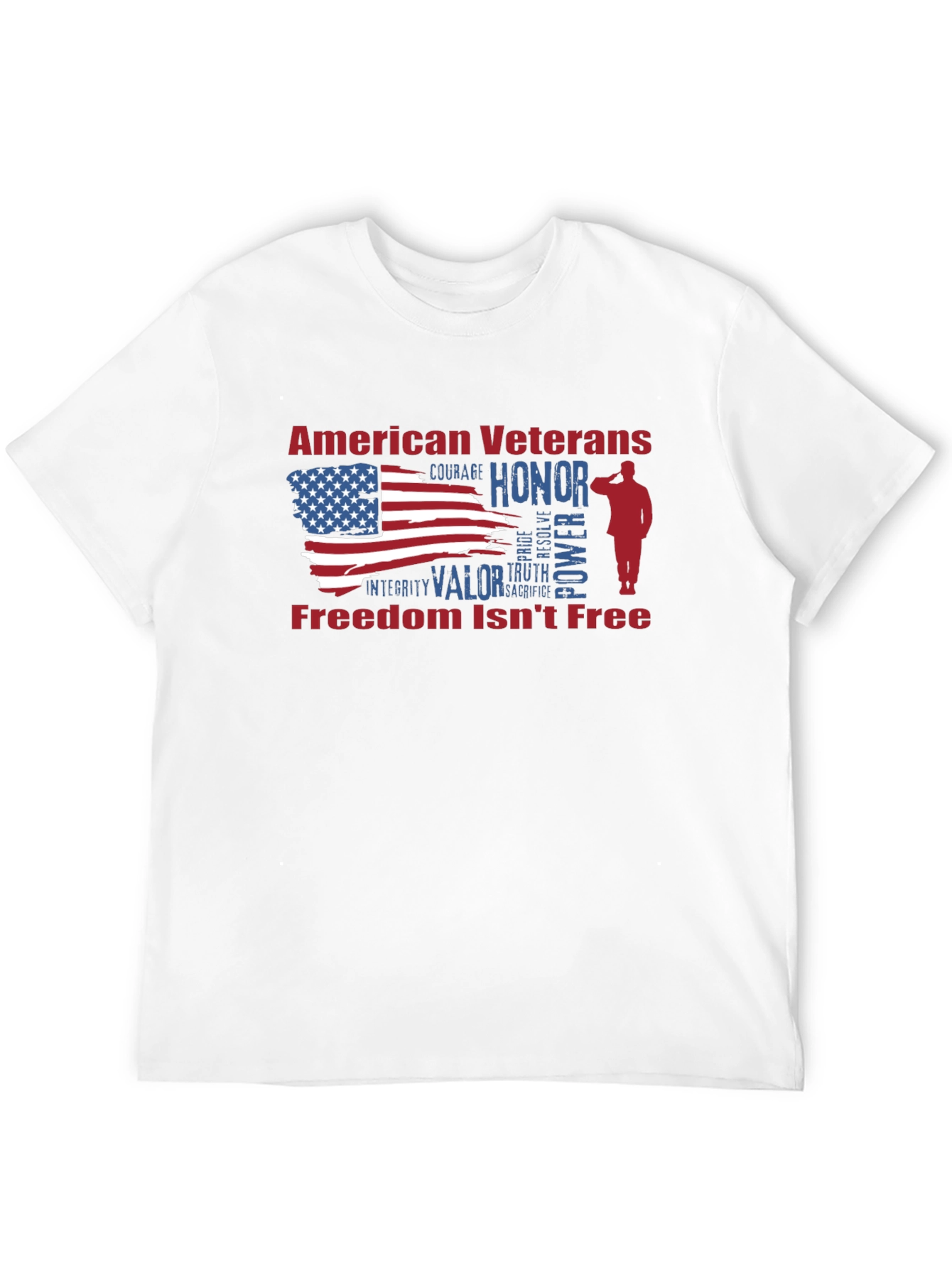 American Veterans Honor Graphic T-Shirt