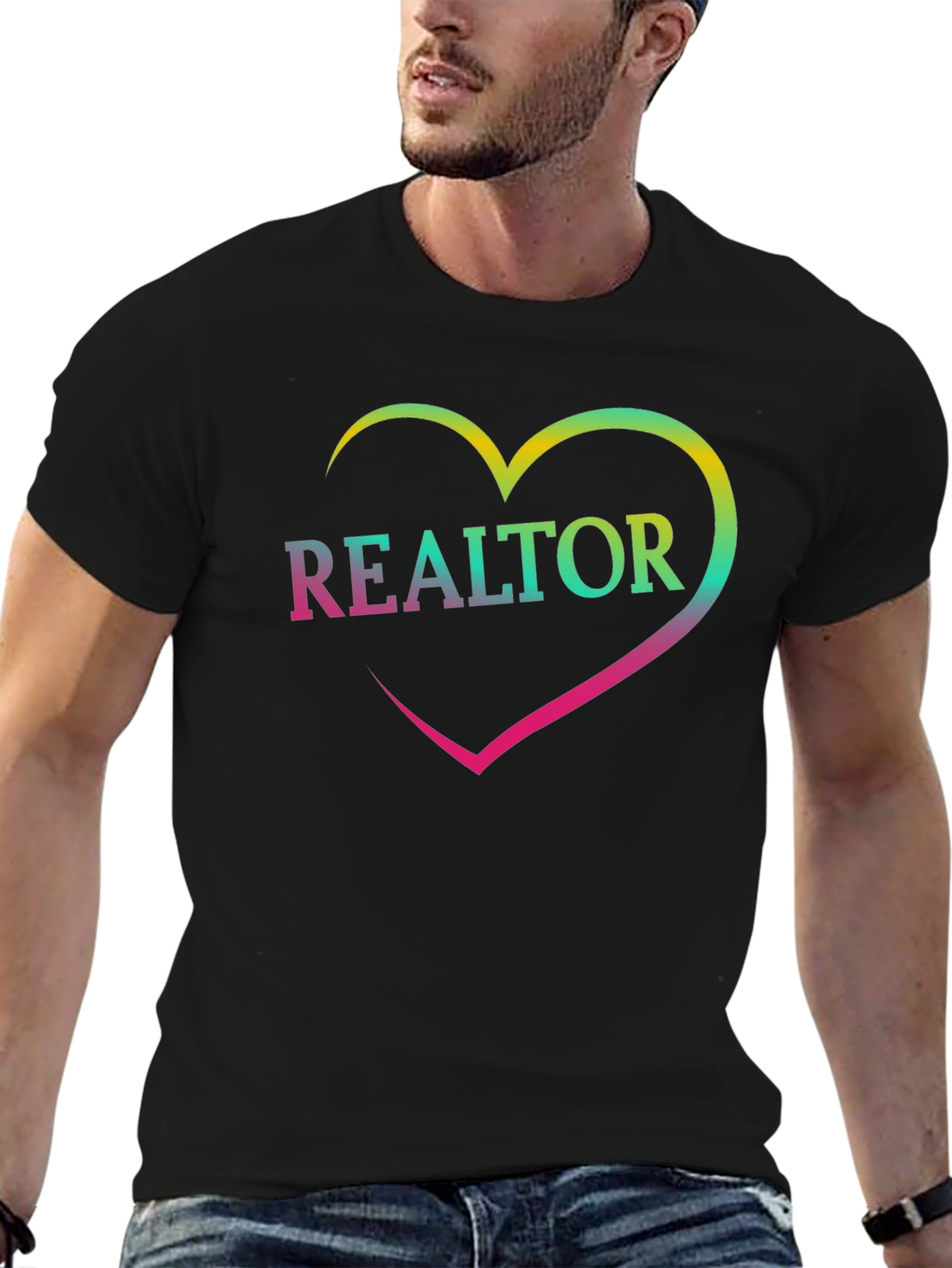 Realtor Heart T-Shirt - Stylish Real Estate Apparel