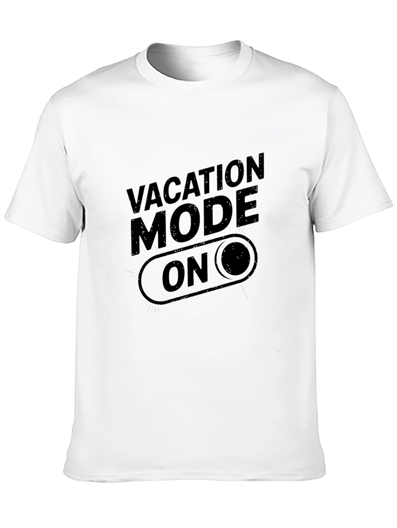 Vacation Mode On Black Graphic Tee