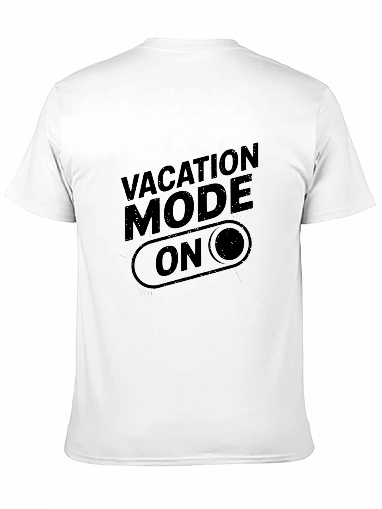 Vacation Mode On Black Graphic Tee