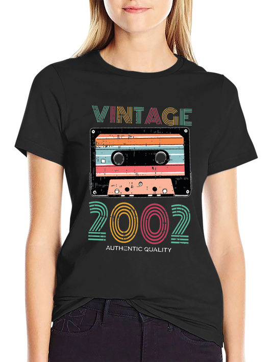 Vintage 2002 Cassette Tape T-Shirt