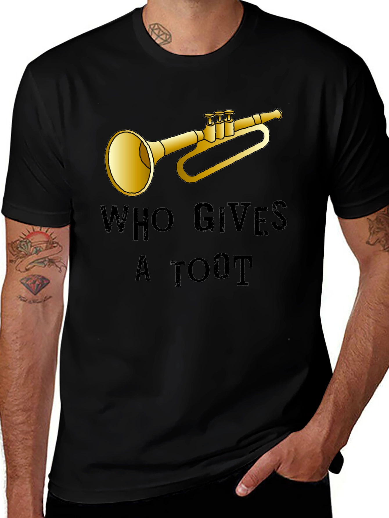 Who Gives a Toot T-Shirt - Funny Music Tee