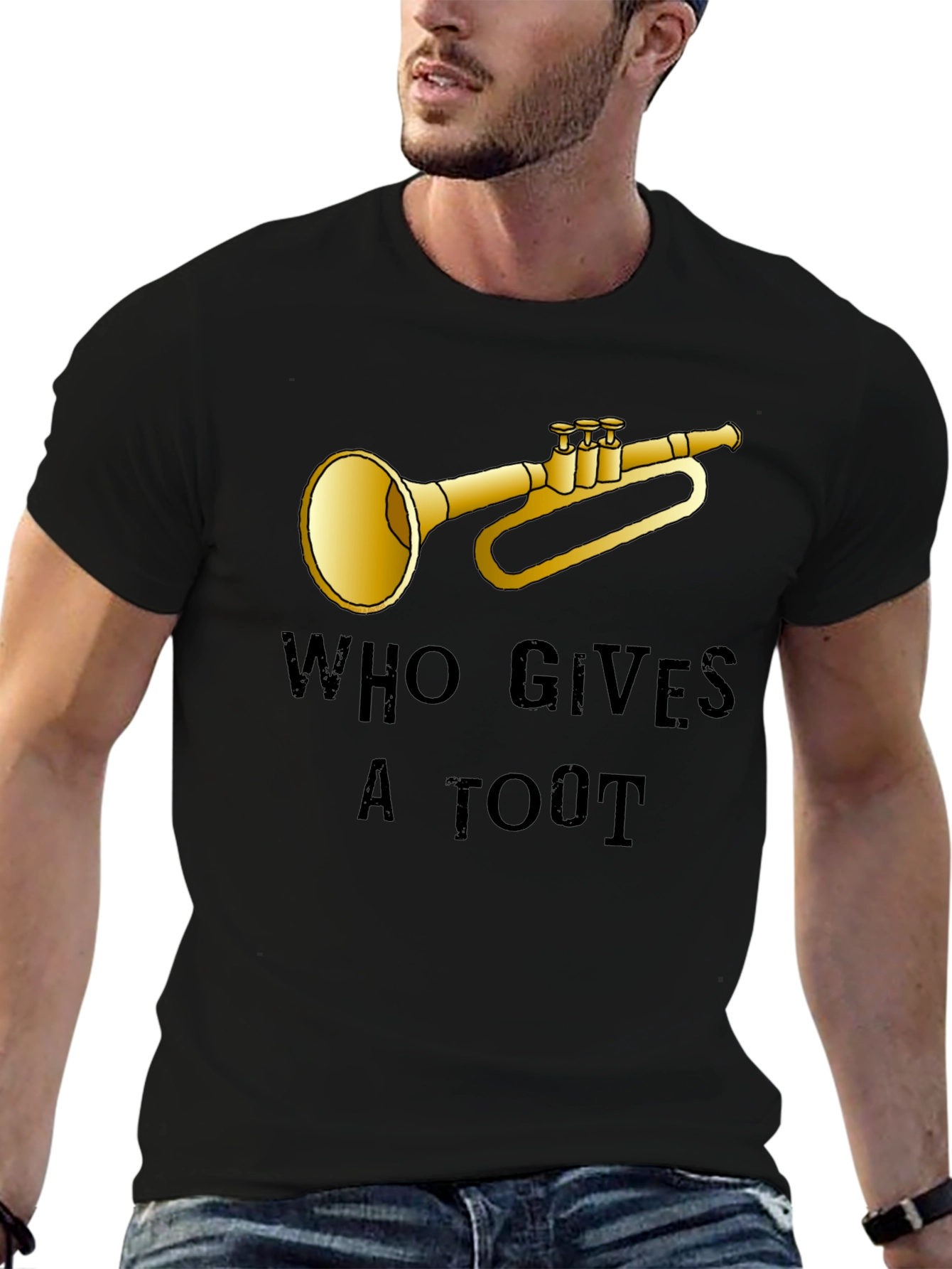 Who Gives a Toot T-Shirt - Funny Music Tee