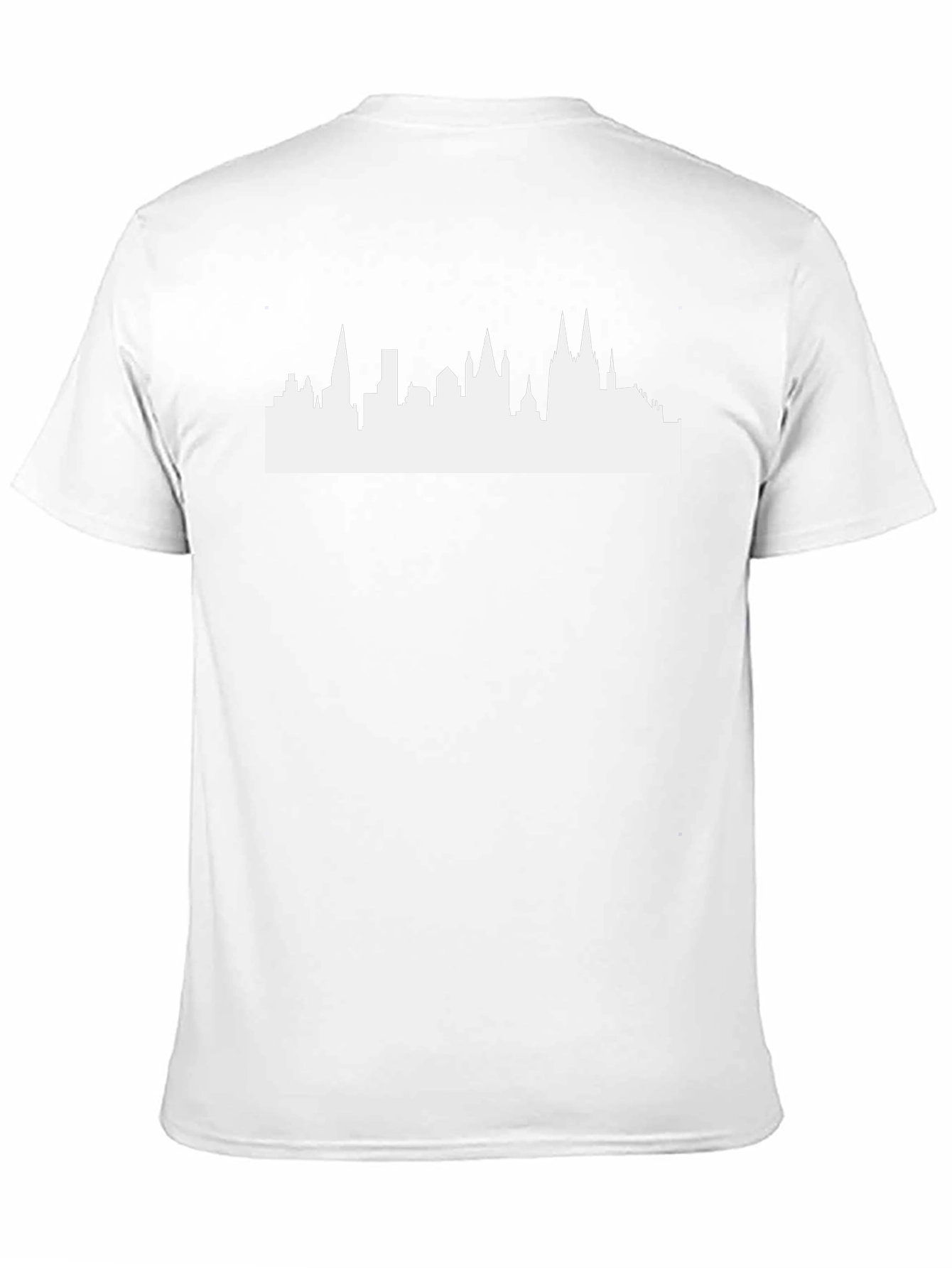 Cityscape Graphic Tee - Modern Black T-Shirt
