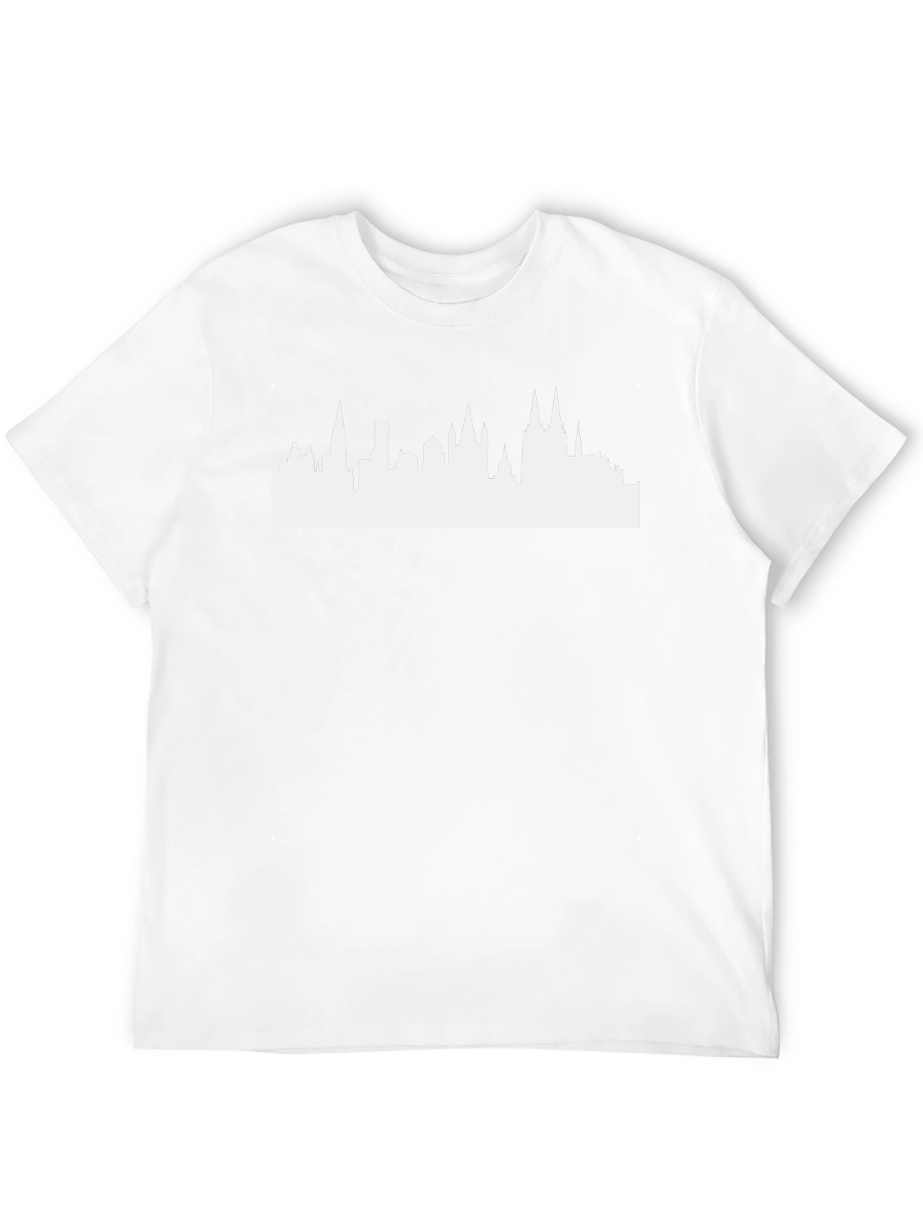 Cityscape Graphic Tee - Modern Black T-Shirt