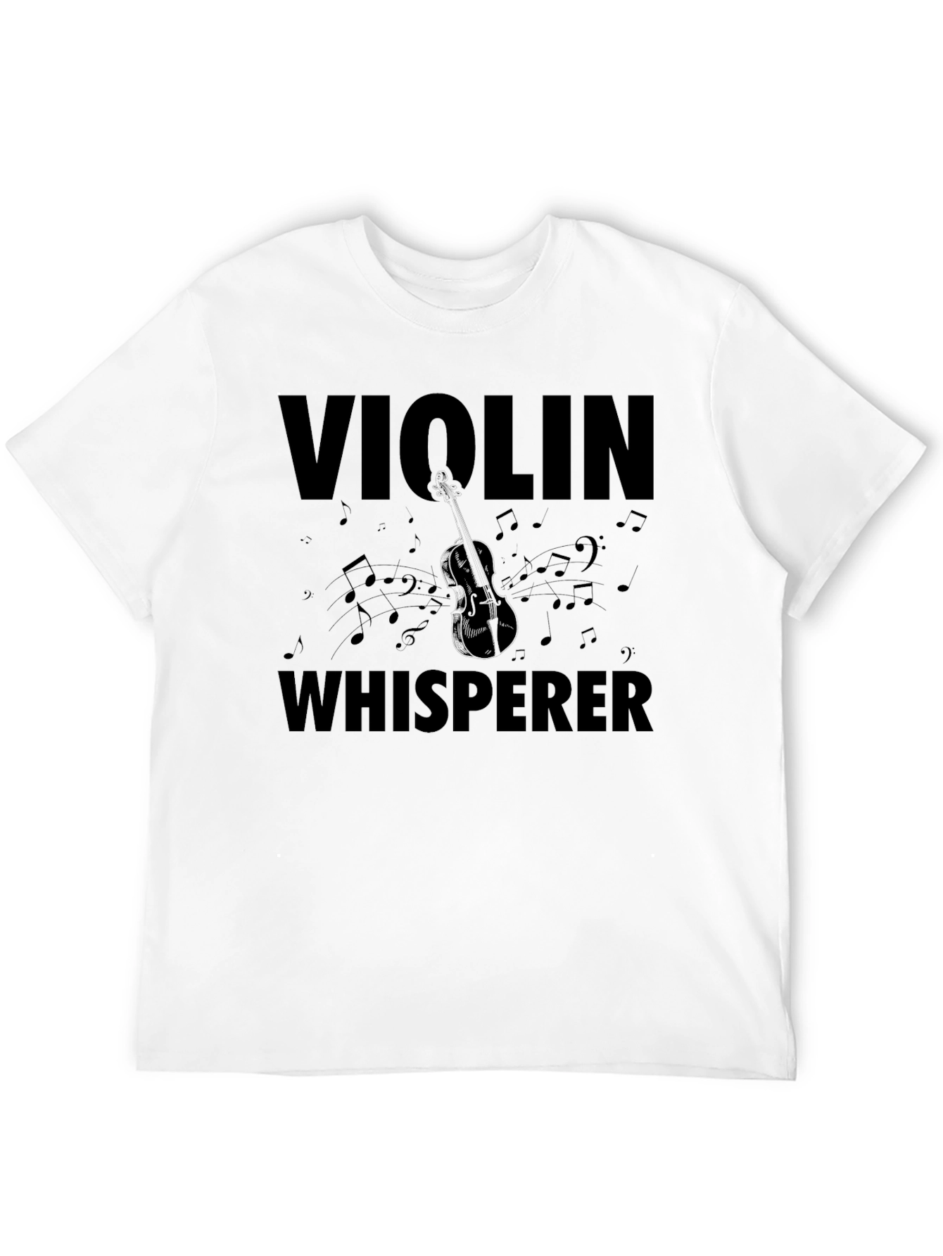 Violin Whisperer Black Graphic Tee