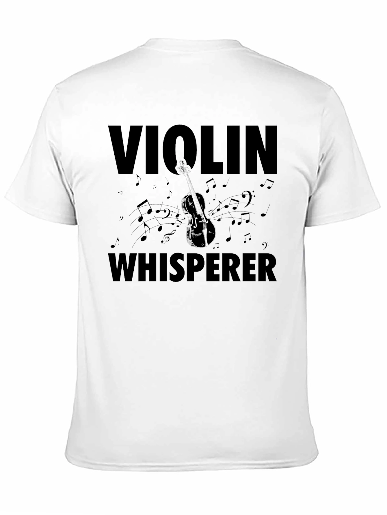 Violin Whisperer Black Graphic Tee