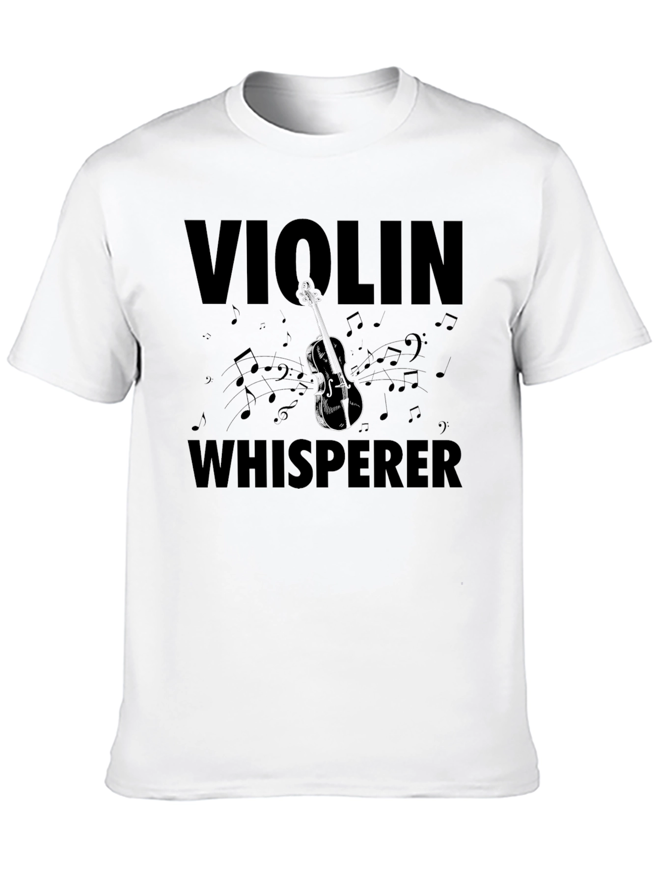 Violin Whisperer Black Graphic Tee